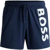 BOSS för män. 50514502 Bläckfisk baddräkt marinblå (S), Strandkläder, Polyamid, Marino