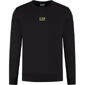 Emporio Armani för män. 8NPM30_PJVRZ Train Core Coft sweatshirt svart (XS), Casual, Bomull
