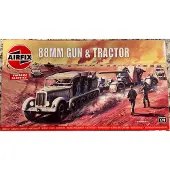 Wittmax 88mm Flak Gun & Tractor (plastbyggsats)