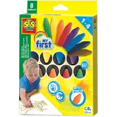 SES Creative Färgkritor - My Firsts - 8 st. - - One Size - Färgset