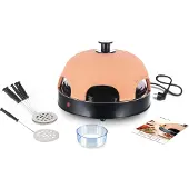 Emerio PO-115984 Pizzarette - Pizzaugn - 1.2 kW - terrakotta-orange