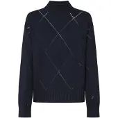 Pepe Jeans för kvinnor. PL702215 Idris Perkins marinblå tröja (XS), Casual, Bomull, Hållbar, Marino
