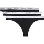 Calvin Klein 3 Pack Thongs Icon Logo