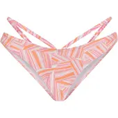 LASCANA Bikiniunderdel 'Lisa' orange / rosa / vit