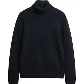 Superdry för män. M6110593A Jumper med rullkrage Merchant Store (L), Casual, Akryl, Lång ärm, Marino