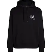 Karl Lagerfeld Sweatshirt 'IKON' svart / vit