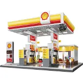Cada Shell Bensinstation Byggspel 1309 Bitar