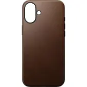 Nomad Modern Leather case, brown - iPhone 16 Plus