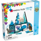 Magna-Tiles Magnetset - 25 Delar - Arktiska djur - - One Size - Magnetiska leksaker