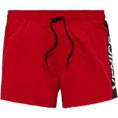 Venice beach Badshorts röd / svart / vit