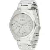 GUESS Analog klocka 'Zoe' silver