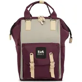 Bagmori Skötväska beige / lila / svart / vit