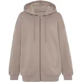 LASCANA Sweatjacka beigemelerad