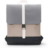 OEM Ryggsäck 'Ruby' beige / silvergrå / svart / vit