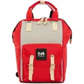 Bagmori Skötväska beige / röd / svart