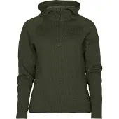Pinewood Everyday Travel Hoodie Dam (Färg: Mörkgrönmelerad, Storlek: XL)