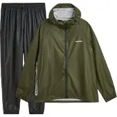 Tretorn Packable Rainbreaker Set Forest Green
