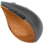 Lenovo Go Wireless Vertical Ergonomisk mus Sladdlös Optisk Grå, Trä 6 Knappar 2400 dpi Ergonomisk