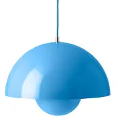 &tradition Taklampa &Tradition, Flowerpot VP7, dimbara, Blå, Vardagsrum, Metall, Design
