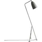 Gubi Golvlampa , Gräshoppa, Blå, Vardagsrum, Metall, Design
