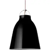 Fritz Hansen Design pendellampa Caravaggio P3, dimbar, Svart, Vardagsrum / matsal, Aluminium / grå / zink, Design, Pendellampa