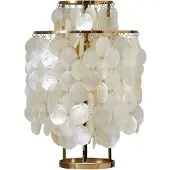 Verpan Bordslampa , Beige, Vardagsrum, Metall
