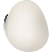 Foscarini Vägglampa , Gregg piccola, dimbara, Vit, Hall, Glas, Design