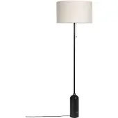 Gubi Golvlampa , dimbara, Svart, Vardagsrum, Marmor