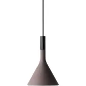 Foscarini Taklampa , Aplomb Mini, dimbara, Brun / rost, Kök, Betong, Design