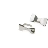Klong Bowie servettring stål 2-pack