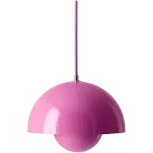 &tradition Taklampa &Tradition, Flowerpot VP1, dimbara, Rosa / ljusröd, Vardagsrum, Metall, Design