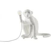 Seletti Bordslampa , Monkey Lamp, Vit, Vardagsrum, Plast, Design