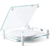 Transparent Turntable White