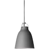 Fritz Hansen Taklampa , Caravaggio P1, dimbara, Grå, Vardagsrum, Metall, Design