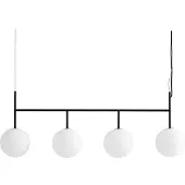 Audo Copenhagen Taklampa , TR Bulb, dimbara, Svart, Vardagsrum, Metall, Design