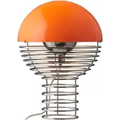Verpan - Wire Bordlampe Ø40 Chrome/Orange