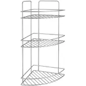 Metaltex Reflex Badrumsställ 3 Våningar 23x23x53 cm Silver