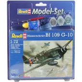 Revell Messerschmitt Bf-109, Luftfarkostmodell med fast vinge, Monteringssats, 1:72, Messerschmitt Bf 109, Plast, Second World War