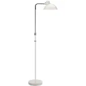 Fritz Hansen Golvlampa , Kaiser Idell 6580-F Luxus, Vit, Vardagsrum, Metall, Design