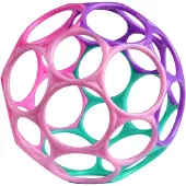 Oball Classic Boll - 8 cm - Rosa/Green/Lila/Rosa - - One Size - Gripleksaker