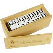 Fournier Domino Chamelo Celluloid Träask Brädspel