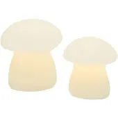 Sirius Home Sirius Elvina svamp, 2 st. 7,8cm + 9,5cm, vit