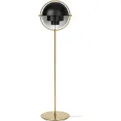 Gubi Golvlampa , Multi-Lite, Guld / mässing, Vardagsrum, Metall, Design
