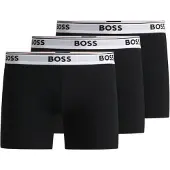 BOSS Boxershorts 'Power' ljusgrå / svart / vit