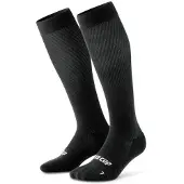 Cep Flight Socks Tall, löparstrumpor, dam, svart