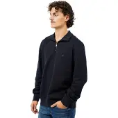 Tommy Hilfiger Peached Fleece Quarter Zip Sweatshirt