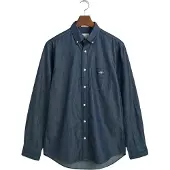 Gant Reg Indigo Bd Skjorta Med Långa ärmar