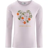 Happy girls T-shirt gul / kiwi / pastelllila / orange