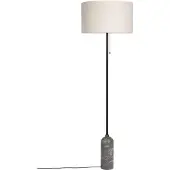 Gubi Design golvlampa Gravity, dimbar, Aluminium / grå / zink, Vardagsrum / matsal, Sten, Design, Golvlampa