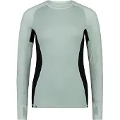 Mons Royale Women's Olympus Longsleeve Glacier/dew/black